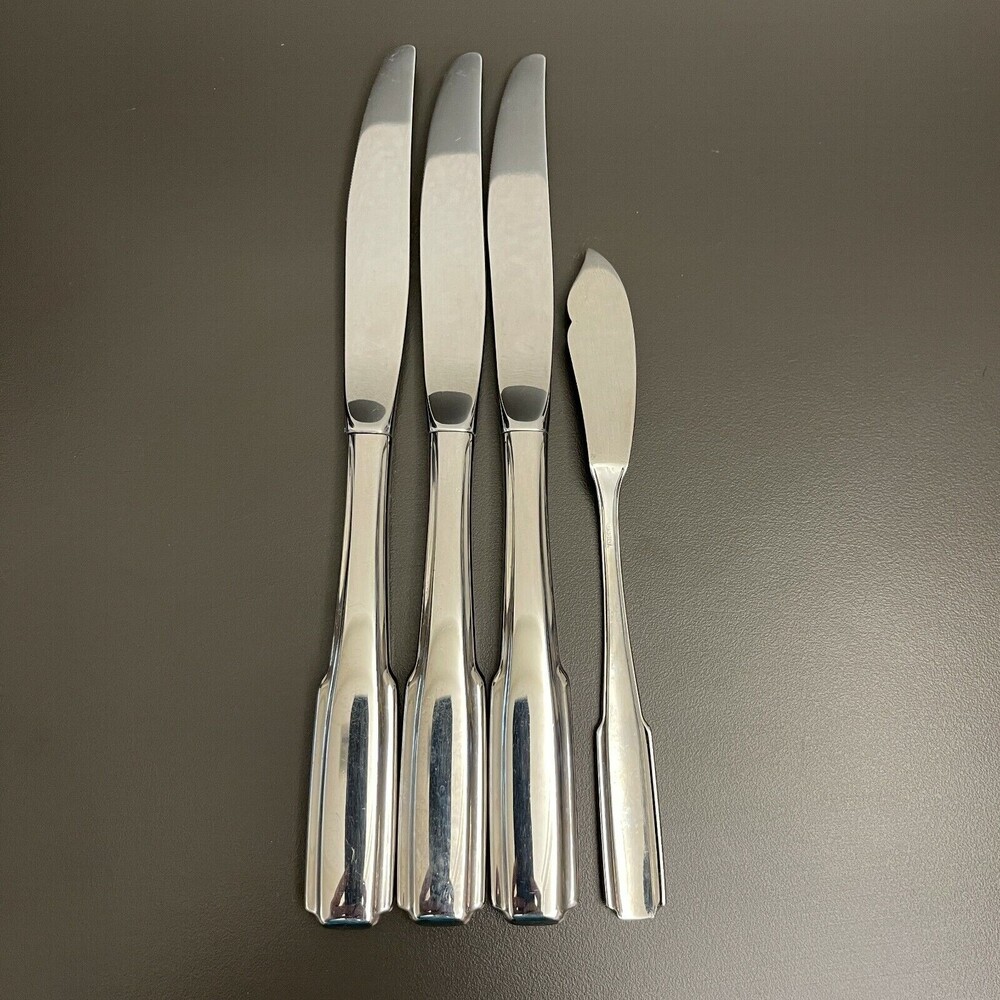 Oneida Fremont USA Stainless Steel Knives Butter Knife Lot of 4 - Picture 4 of 7